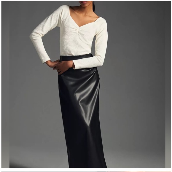 NWT- ANTHROPOLOGY MAEVE LONG SLEEVE TOP - Picture 2 of 9